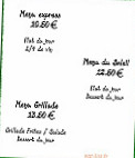 Le Soleil Du Parc menu