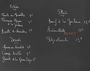 La Jenlinoise menu