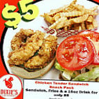 Dixie's Fish Chicken menu