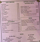 Shamrock Family Restaurant menu