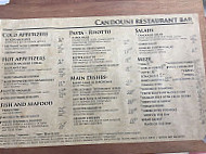 Candouni menu