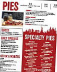 Whispering Pies Pizza menu