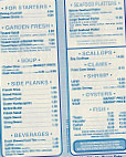 Sandpiper Seafood House menu