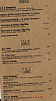 Prima Fabbrica menu