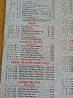 China King menu