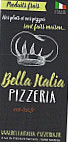 Bella Italia menu
