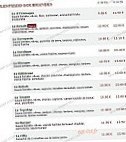 Le Kiosque à Pizzas menu