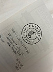 Chipotle Mexican Grill menu