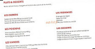 Marignan Le menu