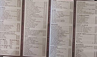 The Marigold Inn menu