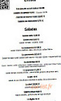 Relais Mont Jura menu