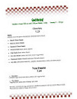 Henry's Uptown Cafe menu