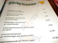 Eishutte am Kainzenbad menu