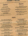 The Anchor Tap menu