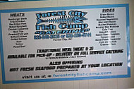 Forest City Fish Camp menu