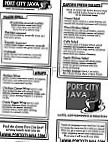 Port City Java menu