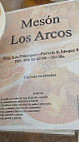 Los Arcos menu