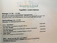 Haubentaucher menu