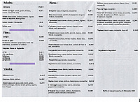 La Vigna menu