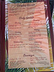 Caribbean Island Cafe menu