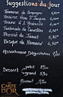 La Vicomtoise menu