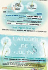 L'Atelier de Julien menu