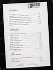 L'ybane menu