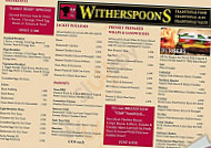 Witherspoons menu