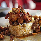 Nasi Kukus Ayam Cincang Sarifah food