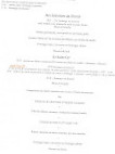 Le Saint Cyr menu