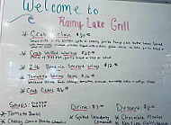 Rainy Lake Grill menu