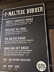 Maltese Burgers menu