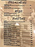 Baratto Pizzeria menu