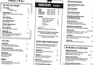 The Excelsior menu