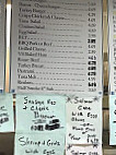 Paul Mike's Sub Shop menu