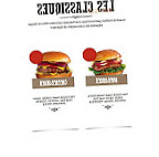 Mythic Burger menu