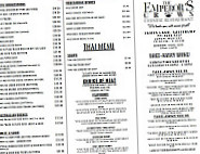 Emperors Crown Chinese Restaurant menu