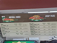 Wingstop menu