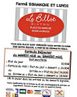 Le Billot menu