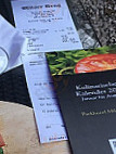 Restaurant Milser Krug menu
