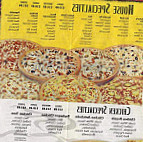 Godfather's Pizza menu