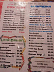 Crooked Creek 1 menu