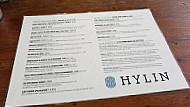 Hylin menu