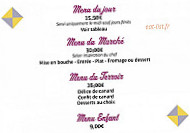 Restaurant Chez Chabrol menu