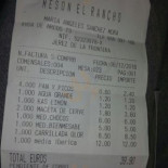 Meson El Rancho Cardápio