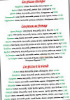 La Famiglia menu