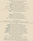 La Pendule menu