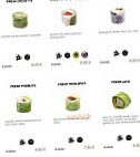 You Sushi menu