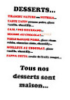 La Cantine De Vincennes menu