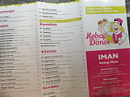 Iman Kebap Haus menu